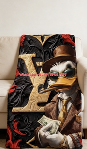 LV Money Duck Blanket IMG_3036